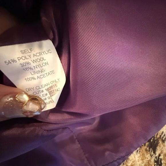 Trina Turk Gold Metallic Tweed 3/4 Sleeve Jacket w/ Gold Hardware Size 8/M $398 - Picture 10 of 10